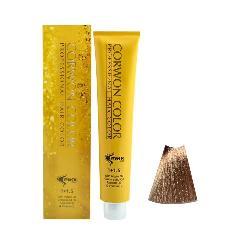 رنگ موی کرون کالر طیف قهوهای اخرایی Ochre Brown