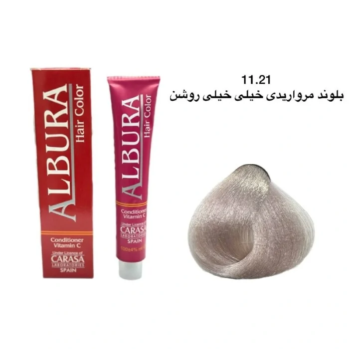 رنگ موی آلبورا شماره ۱۱.۲۱ بلوند مرواریدی خیلی خیلی روشن