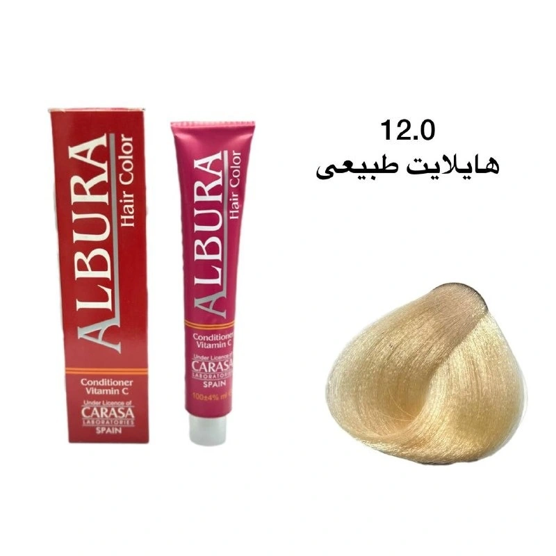 رنگ موی آلبورا شماره ۱۲.۰ هایلایت طبیعی