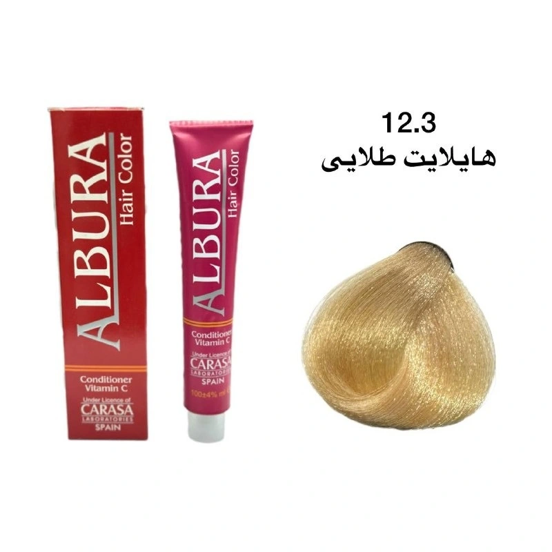 رنگ موی آلبورا شماره ۱۲.۳ هایلایت طلایی