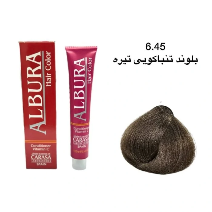 رنگ موی آلبورا شماره 6.45 بلوند تنباکویی تیره