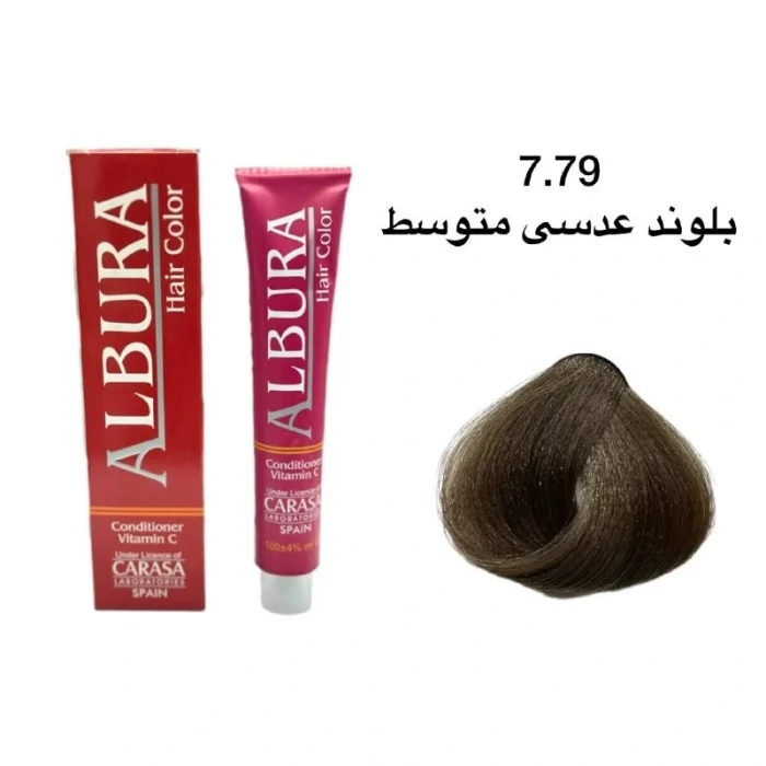 رنگ موی آلبورا شماره ۷.۷۹ بلوند عدسی متوسط