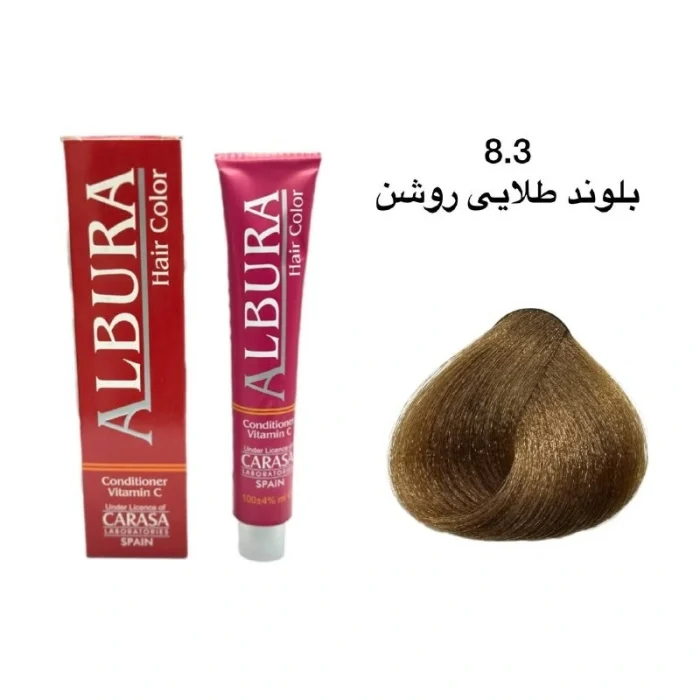 رنگ موی آلبورا شماره 8.3 بلوند طلایی روشن