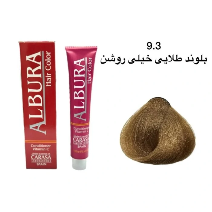 رنگ موی آلبورا شماره 9.3 بلوند طلایی خیلی روشن