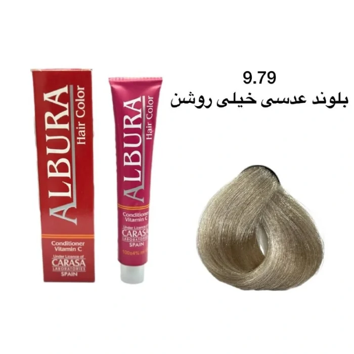 رنگ موی آلبورا شماره ۹.۷۹ بلوند عدسی خیلی روشن
