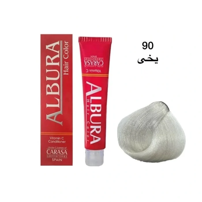 رنگ موی آلبورا طیف یخی Ice