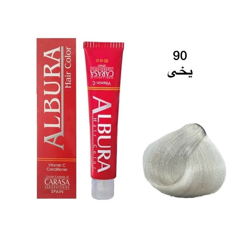 رنگ موی آلبورا شماره ۹۰ یخی