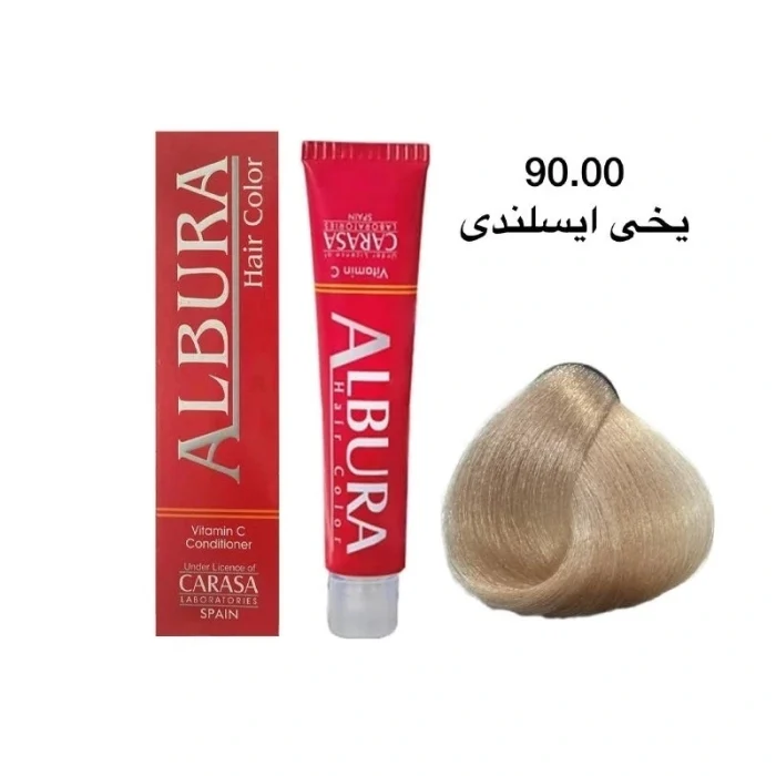 رنگ موی آلبورا طیف یخی Ice