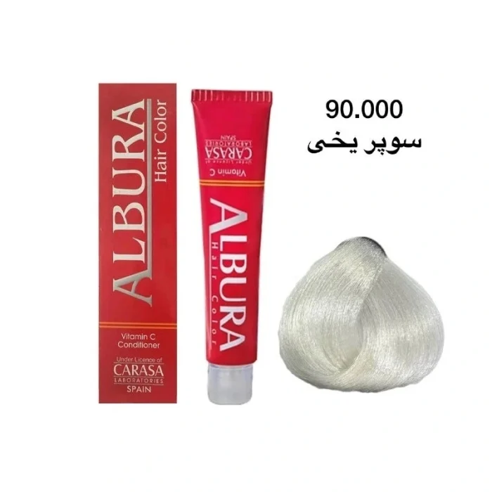 رنگ موی آلبورا طیف یخی Ice