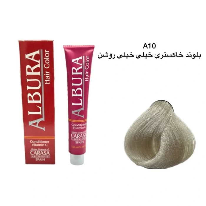 رنگ موی آلبورا شماره A10-11.۱۱ بلوند خاکستری خیلی خیلی روشن