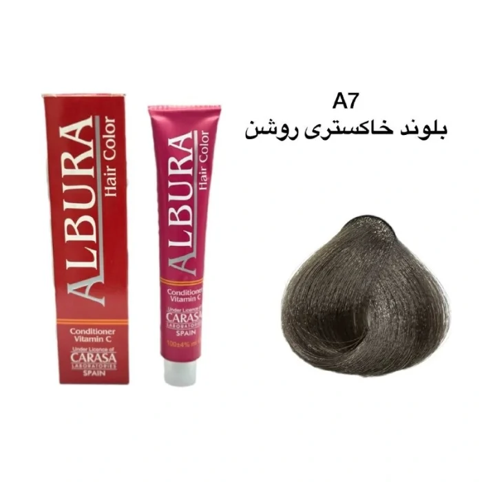 رنگ موی آلبورا شماره A7-8.۱۱ بلوند خاکستری روشن