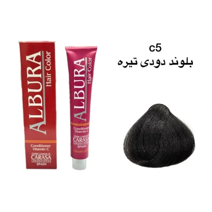 رنگ موی آلبورا شماره C5-6.۱ بلوند دودی تیره