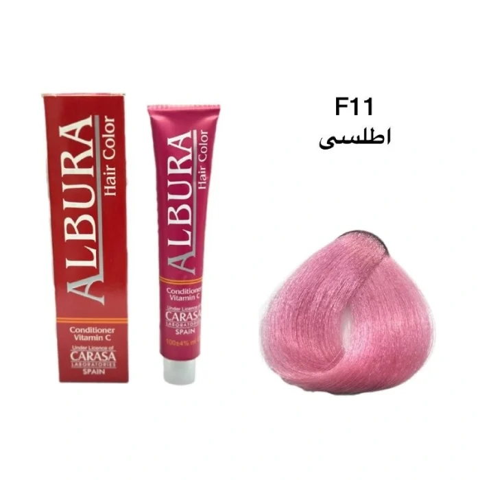 رنگ موی آلبورا شماره F11 اطلسی