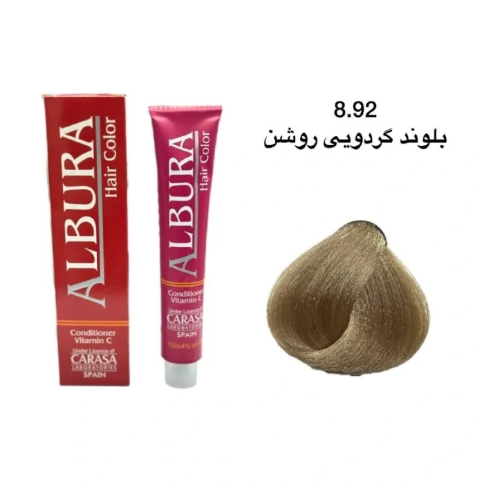رنگ موی آلبورا شماره ۸.۹۲ بلوند گردویی روشن