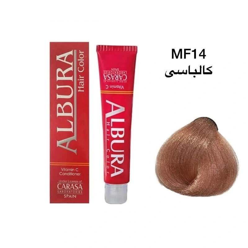 رنگ موی آلبورا شماره MF14 کالباسی
