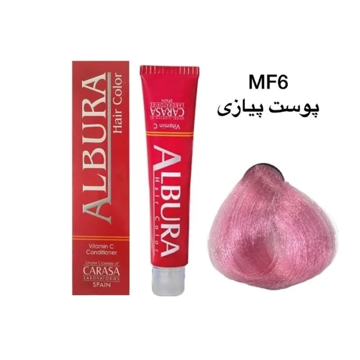 رنگ موی آلبورا شماره MF6 پوست پیازی