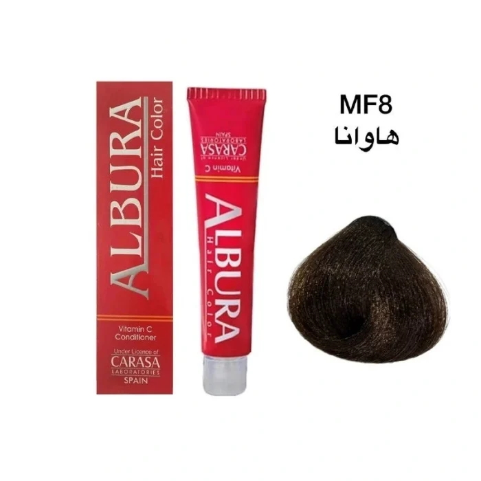 رنگ موی آلبورا شماره MF8 هاوانا