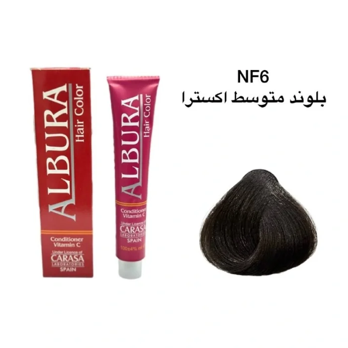 رنگ موی آلبورا شماره NF6-7.۰۰ بلوند متوسط اکسترا