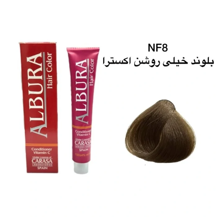 رنگ موی آلبورا شماره NF8-9.۰۰ بلوند خیلی روشن اکسترا