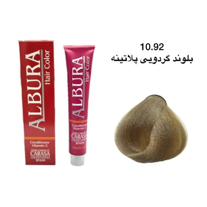 رنگ موی آلبورا شماره ۱۰.۹۲ بلوند گردویی پلاتینه